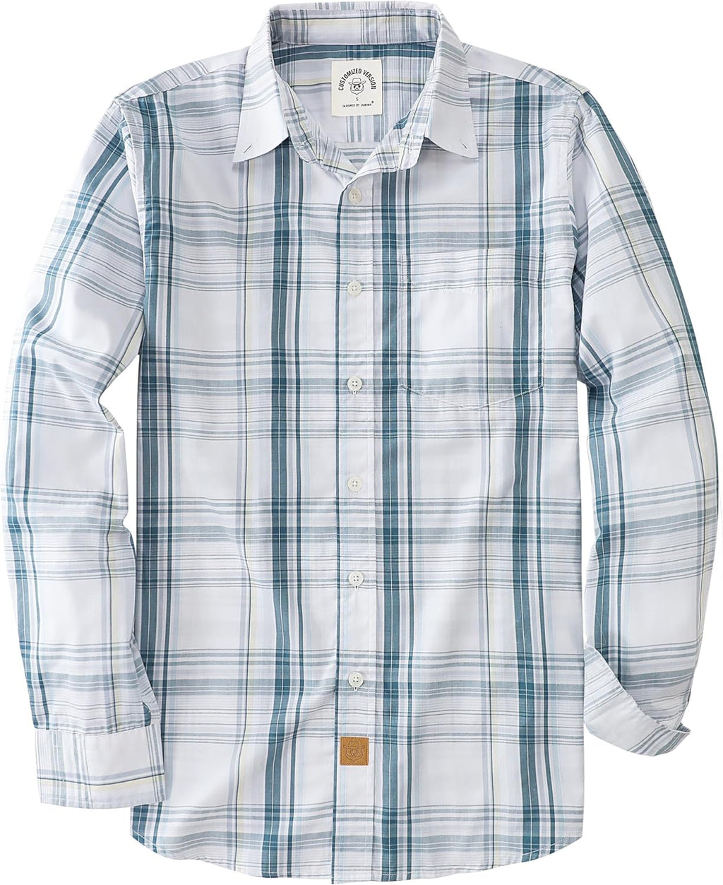Mens Button Down Plaid Casual Work Cotton Vintage - Adult & Kids T-Shirts, Sweatshirts & Hoodies apparel design preview 1