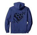 Love Football Heartbeat Soccer Pulse Hoodie - Aesthetic Graphic Men Women - T-Shirt, Sweatshirt, Hoodie