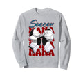 Soccer Nana Bow Soccer Mom Sweatshirt - Casual Everyday Wear Men Women - T-Shirt, Sweatshirt, Hoodie