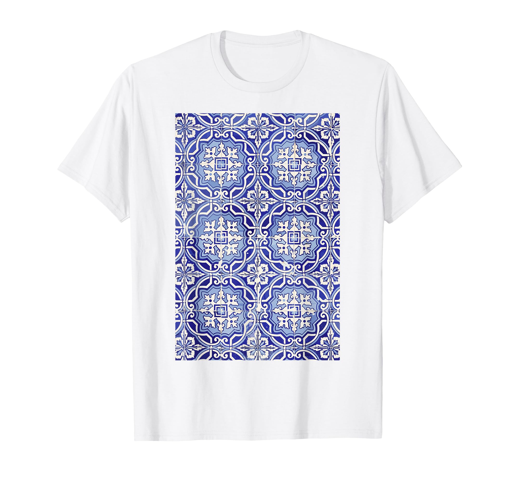 Azulejo Tiles Portuguese Tile Portugal T-Shirt - Graphic Print Unisex - T-Shirt, Sweatshirt, Hoodie