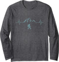 Bigfoot Heartbeat Sasquatch Squatch Minimalist - Adult & Kids T-Shirts, Sweatshirts & Hoodies apparel design preview 1