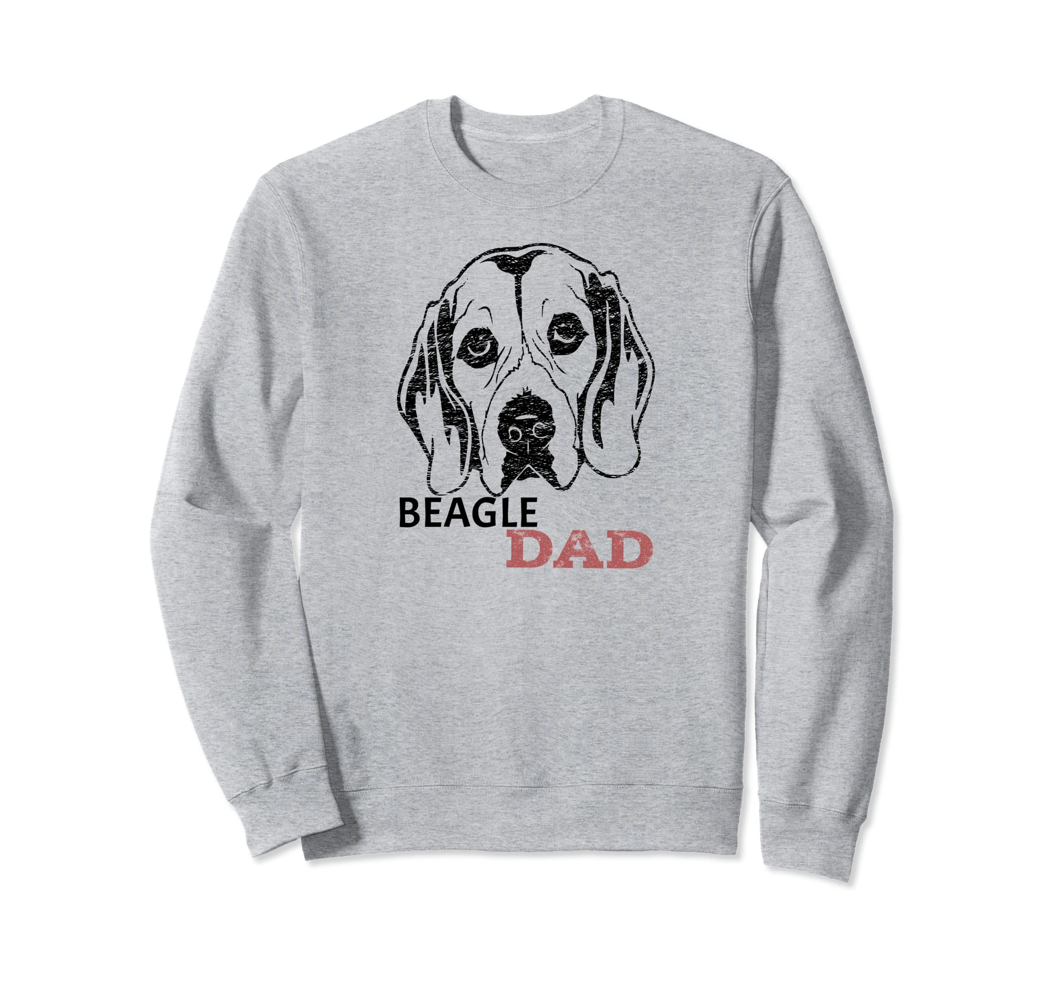 Beagle Dad Beagle Loves Sweatshirt - Casual Everyday Wear Unisex - T-Shirt, Sweatshirt, Hoodie