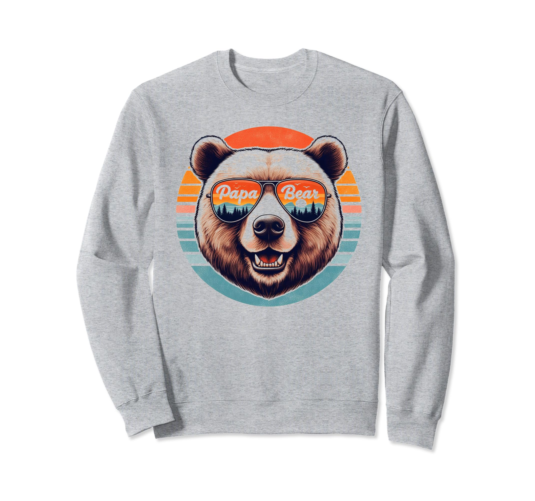 Papa Bear Sunglasses Funny Bear Dad Sweatshirt - Streetwear Style Men Women - T-Shirt, Sweatshirt, Hoodie