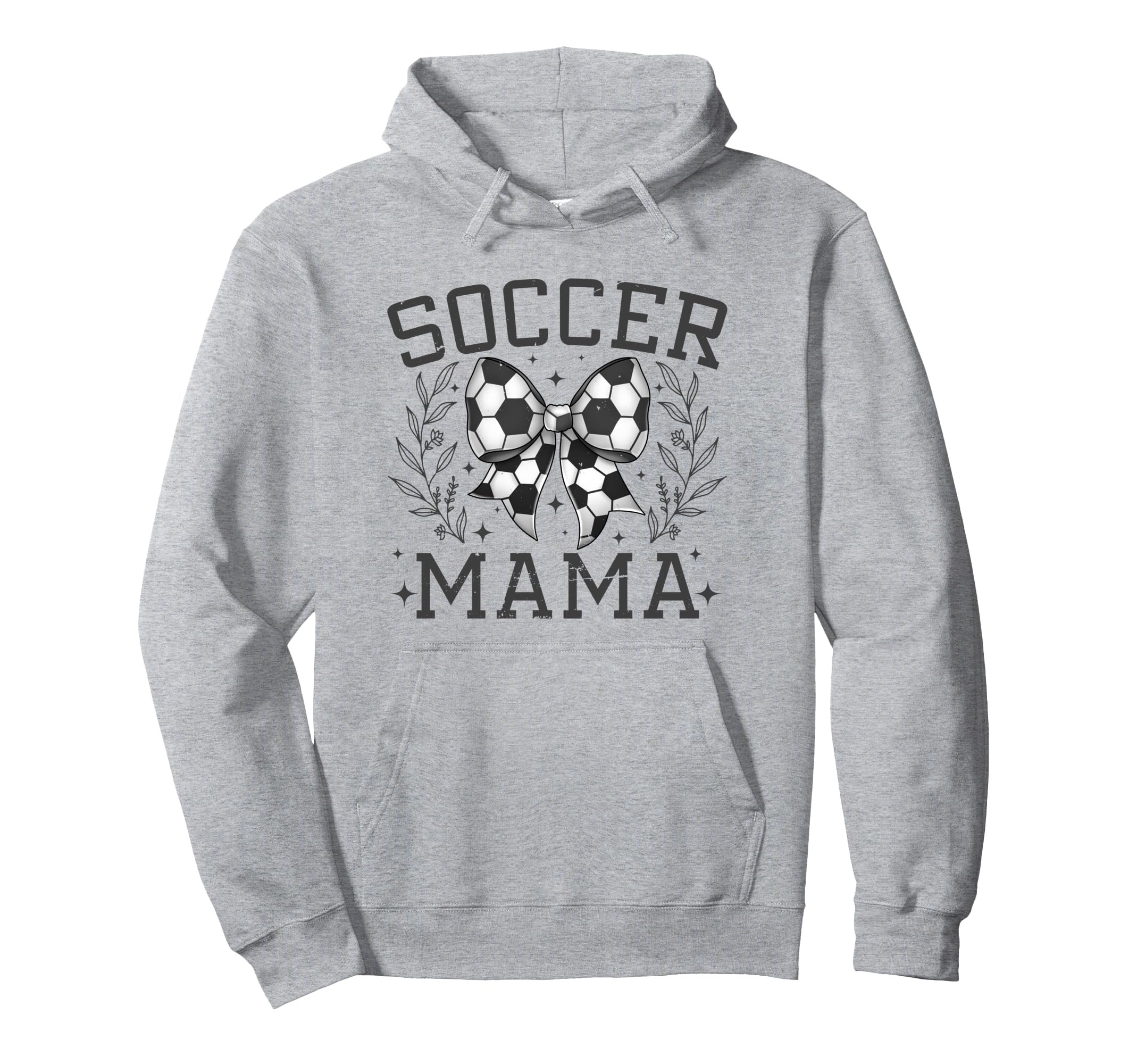 Coquette Bow Soccer Mama Game Day Hoodie - Casual Everyday Wear for Adults - T-Shirt, Sweatshirt, Hoodie