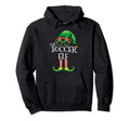 Soccer Elf Matching Group Party Pjs Family Hoodie - Unique Graphic Unisex - T-Shirt, Sweatshirt, Hoodie