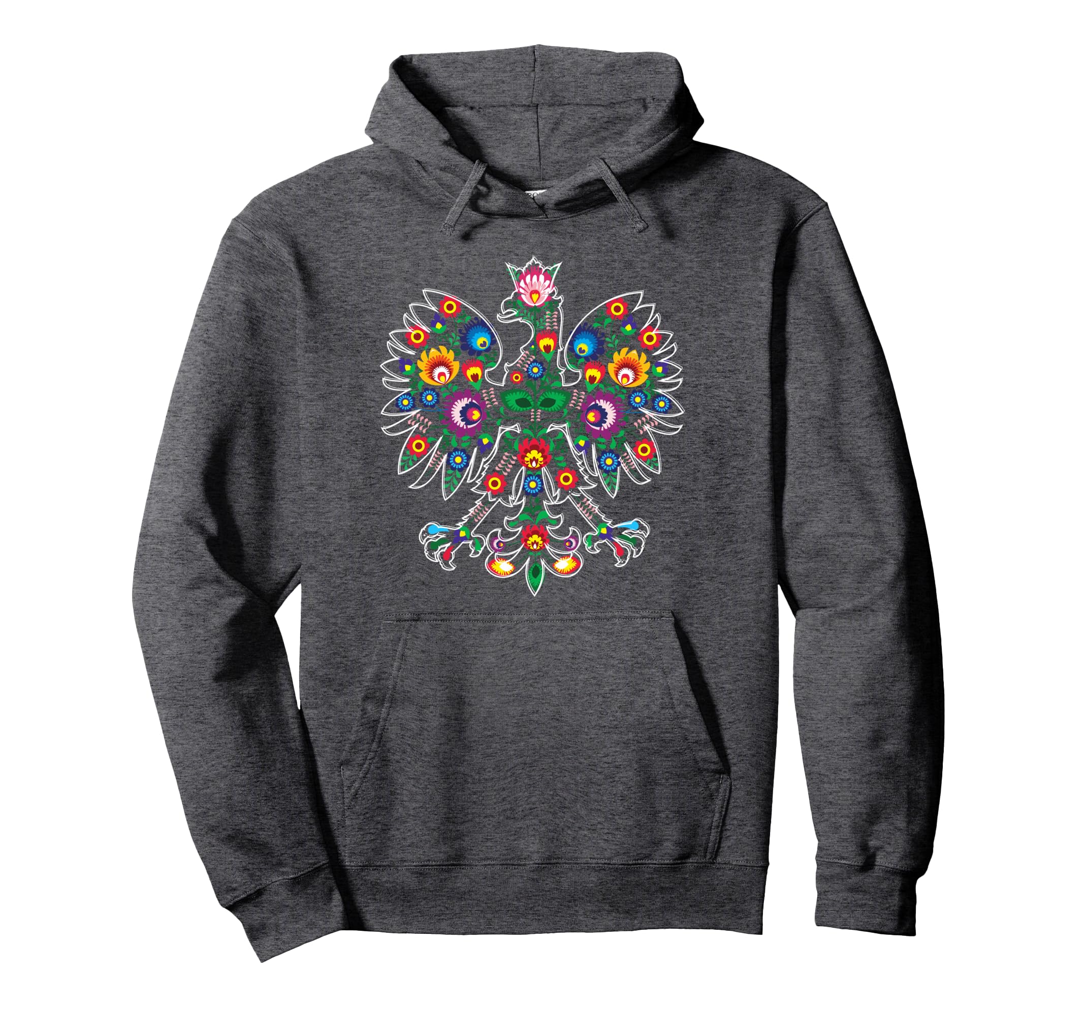 Poland Support Polish Eagle Polish Folk Art Hoodie - Unique Graphic Unisex - T-Shirt, Sweatshirt, Hoodie