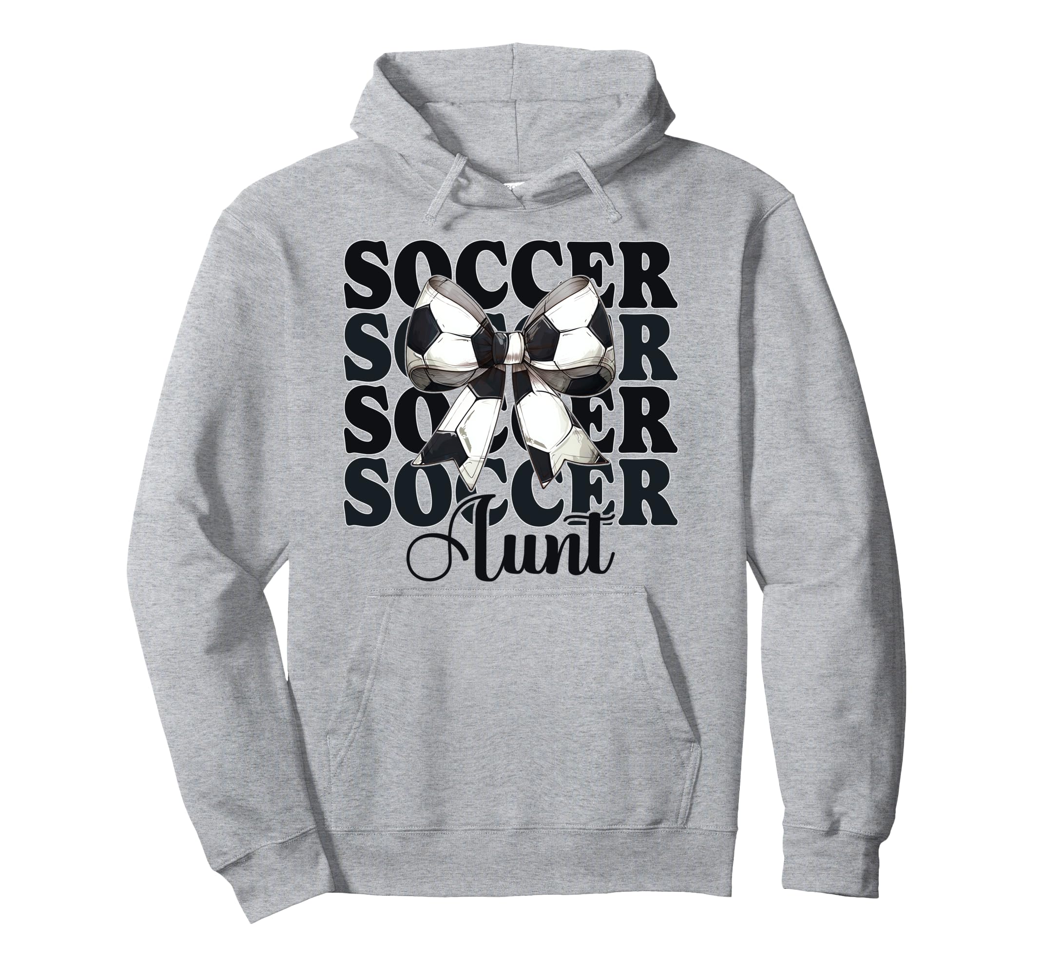 Womens Coquette Bow Ribbon Soccer Sweatshirt - Novelty Apparel for Adults - T-Shirt, Sweatshirt, Hoodie