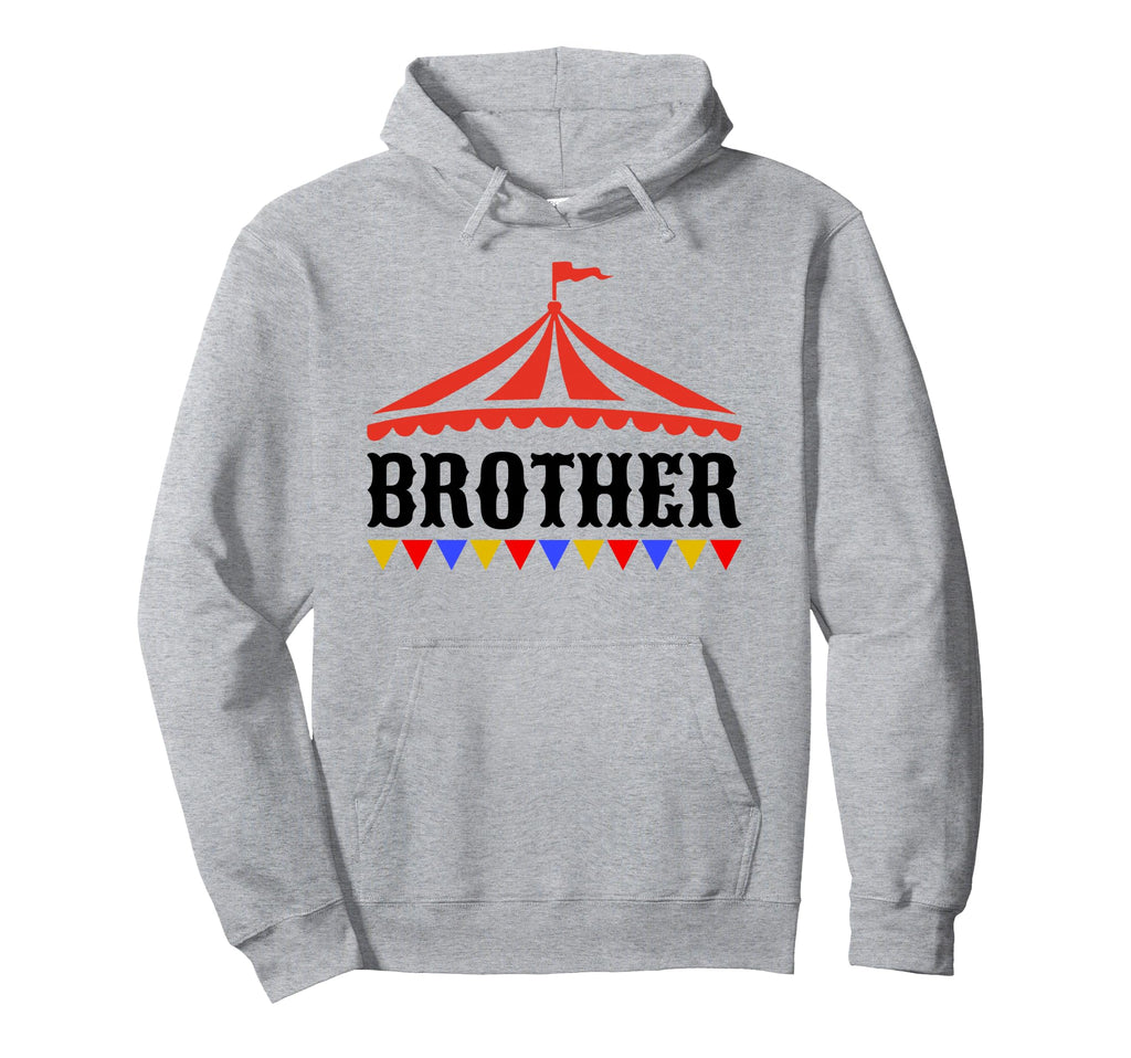 Circus Brother Birthday Carnival Hoodie - Minimalist Print for Adults - T-Shirt, Sweatshirt, Hoodie