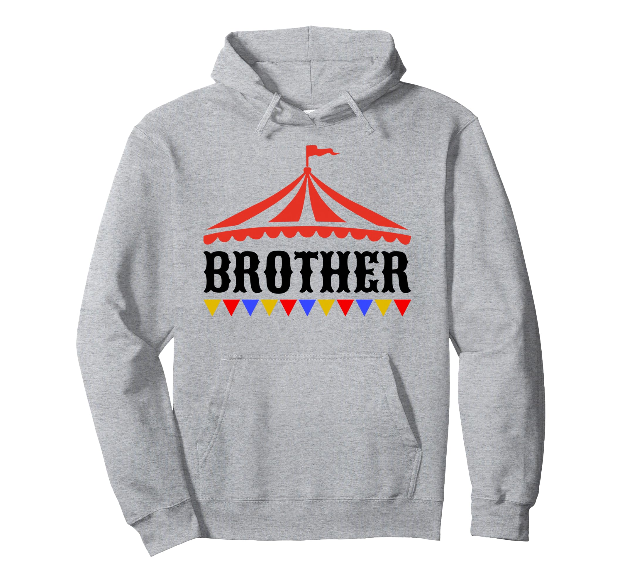 Circus Brother Birthday Carnival Hoodie - Minimalist Print for Adults - T-Shirt, Sweatshirt, Hoodie