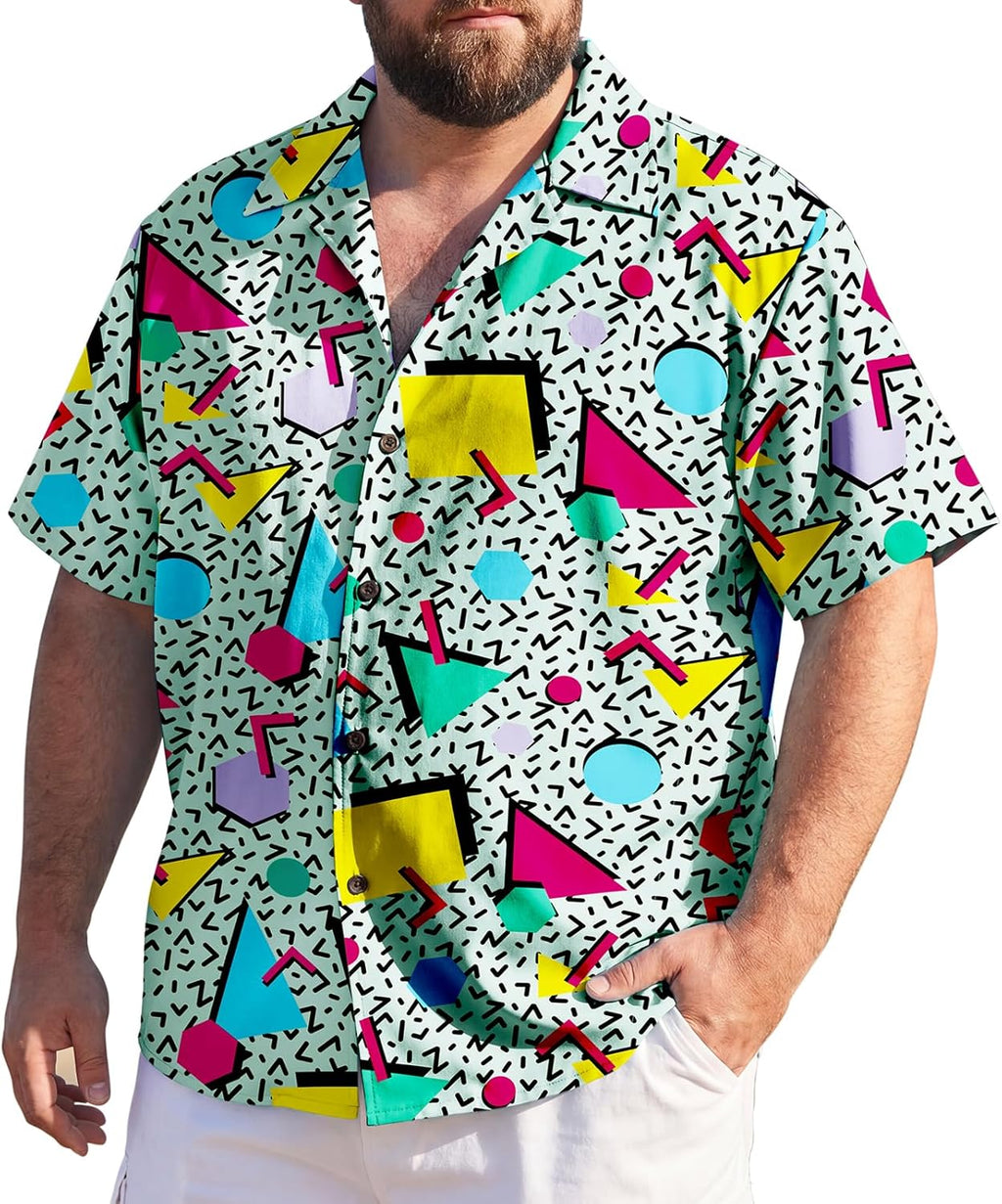 Big and Tall Hawaiian for Men Short Sleeve Plus Size - Adult & Kids T-Shirts, Sweatshirts & Hoodies apparel design preview 1