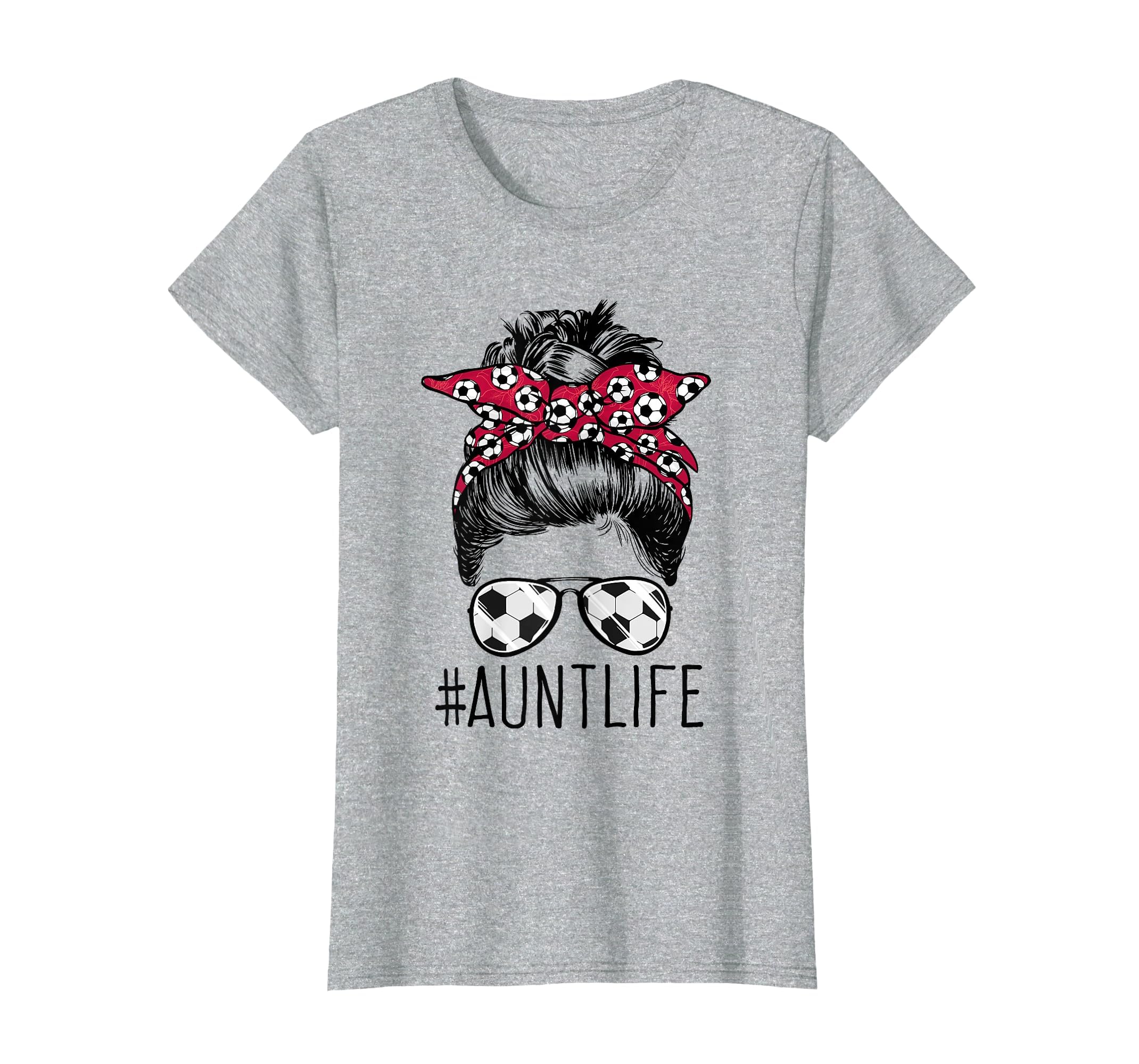 Aunt Life Soccer Auntie Mothers Day T-Shirt - Custom Art Print Men Women - T-Shirt, Sweatshirt, Hoodie