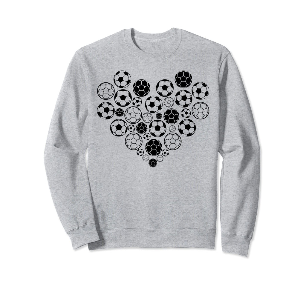 Soccer Heart Soccer Player Soccer Lover Sweatshirt - Trendy Graphic Unisex - T-Shirt, Sweatshirt, Hoodie