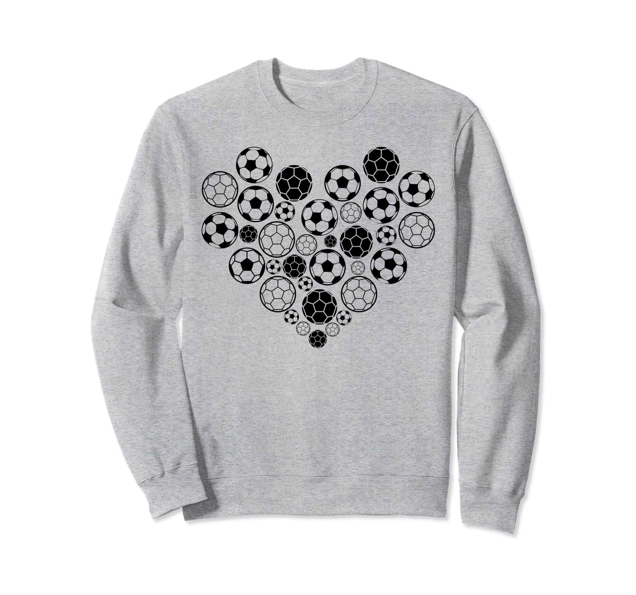 Soccer Heart Soccer Player Soccer Lover Sweatshirt - Trendy Graphic Unisex - T-Shirt, Sweatshirt, Hoodie