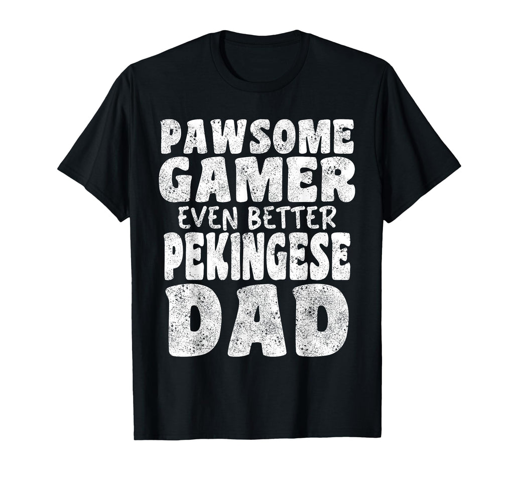 Pawsome Gamer Even Better Pekingese T-Shirt - Unique Graphic for Adults - T-Shirt, Sweatshirt, Hoodie