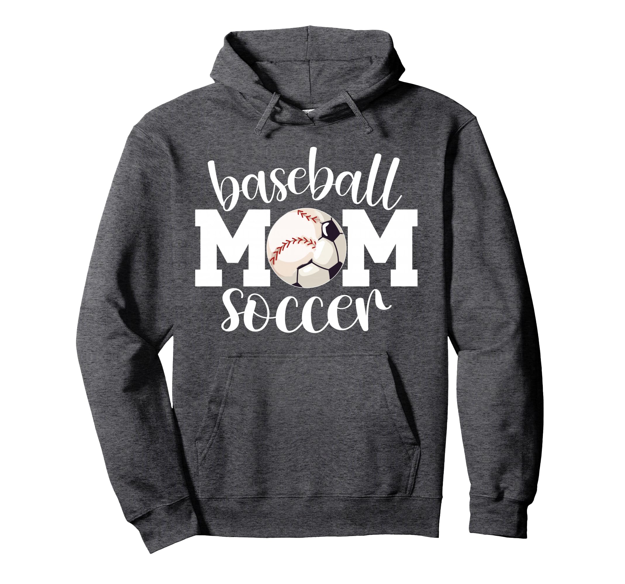 Soccer Baseball Mom Ballers Baseball Soccer Hoodie - Trendy Graphic Unisex - T-Shirt, Sweatshirt, Hoodie