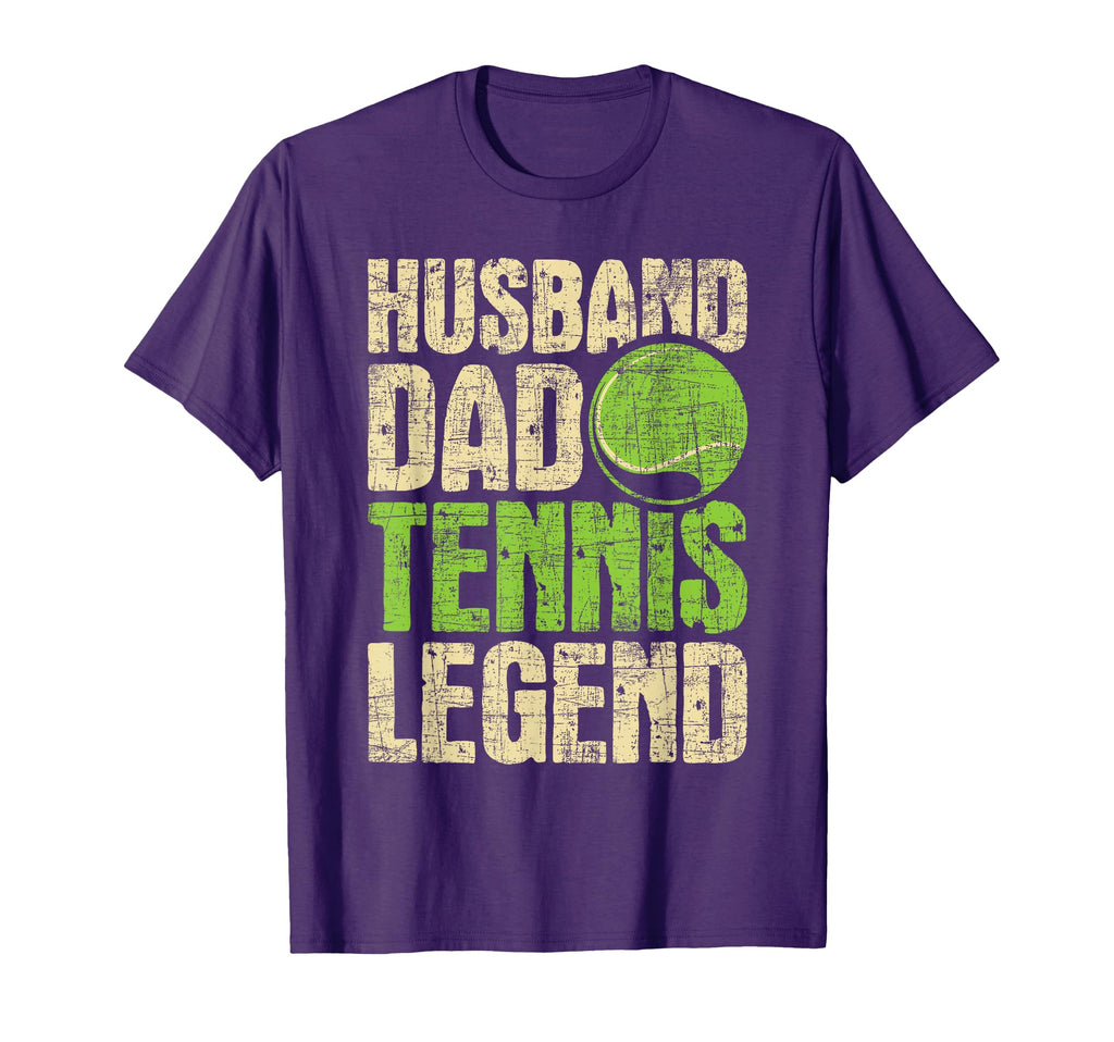 Husband Dad Tennis Legend Sports Coach T-Shirt - Unique Graphic Unisex - T-Shirt, Sweatshirt, Hoodie