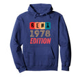 Gen X 1978 Mom Dad Hoodie - Minimalist Print Men Women - T-Shirt, Sweatshirt, Hoodie