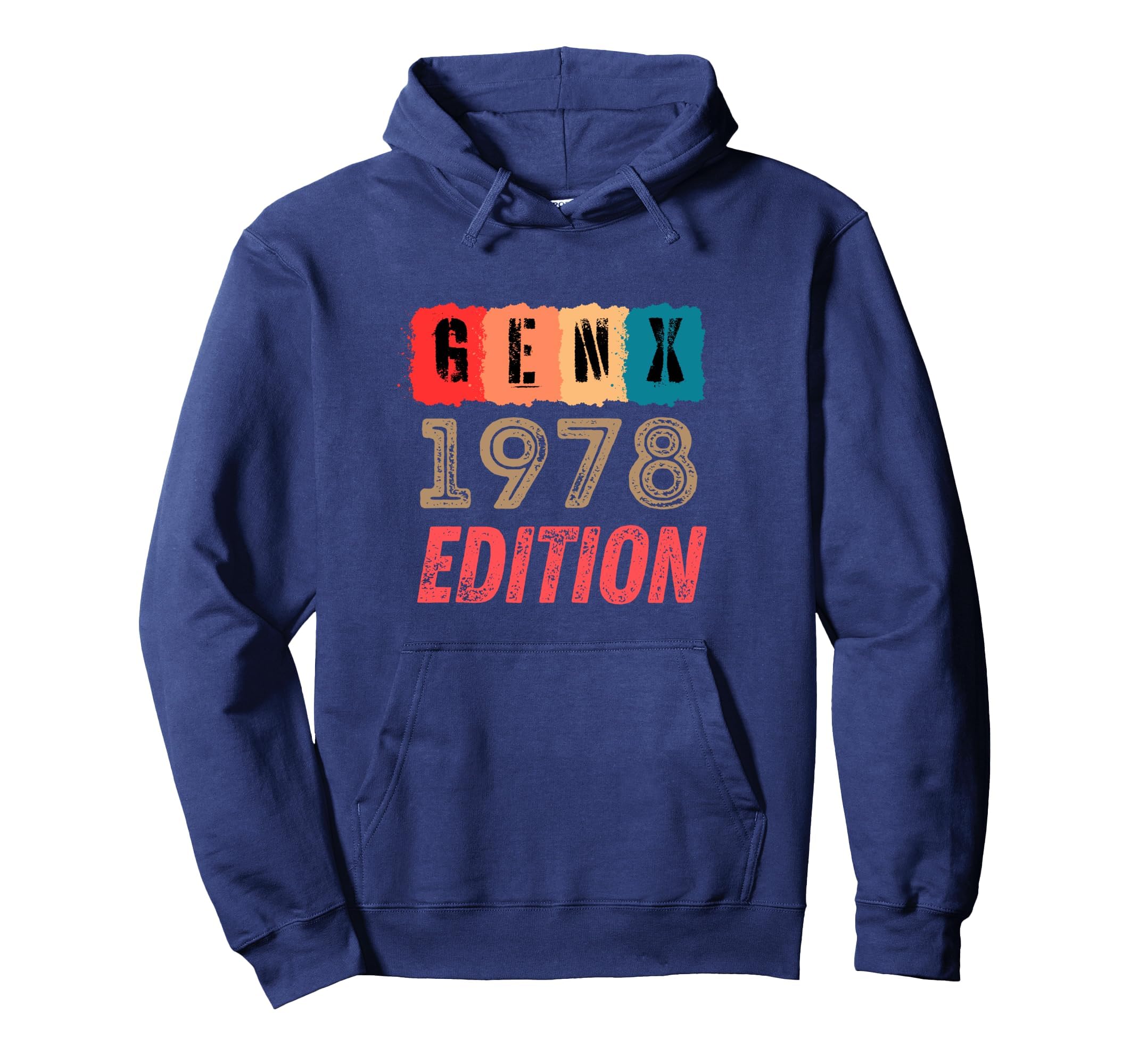 Gen X 1978 Mom Dad Hoodie - Minimalist Print Men Women - T-Shirt, Sweatshirt, Hoodie