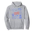 Soccer Mama Mothers Day Game Day Soccer Hoodie - Unique Graphic Unisex - T-Shirt, Sweatshirt, Hoodie