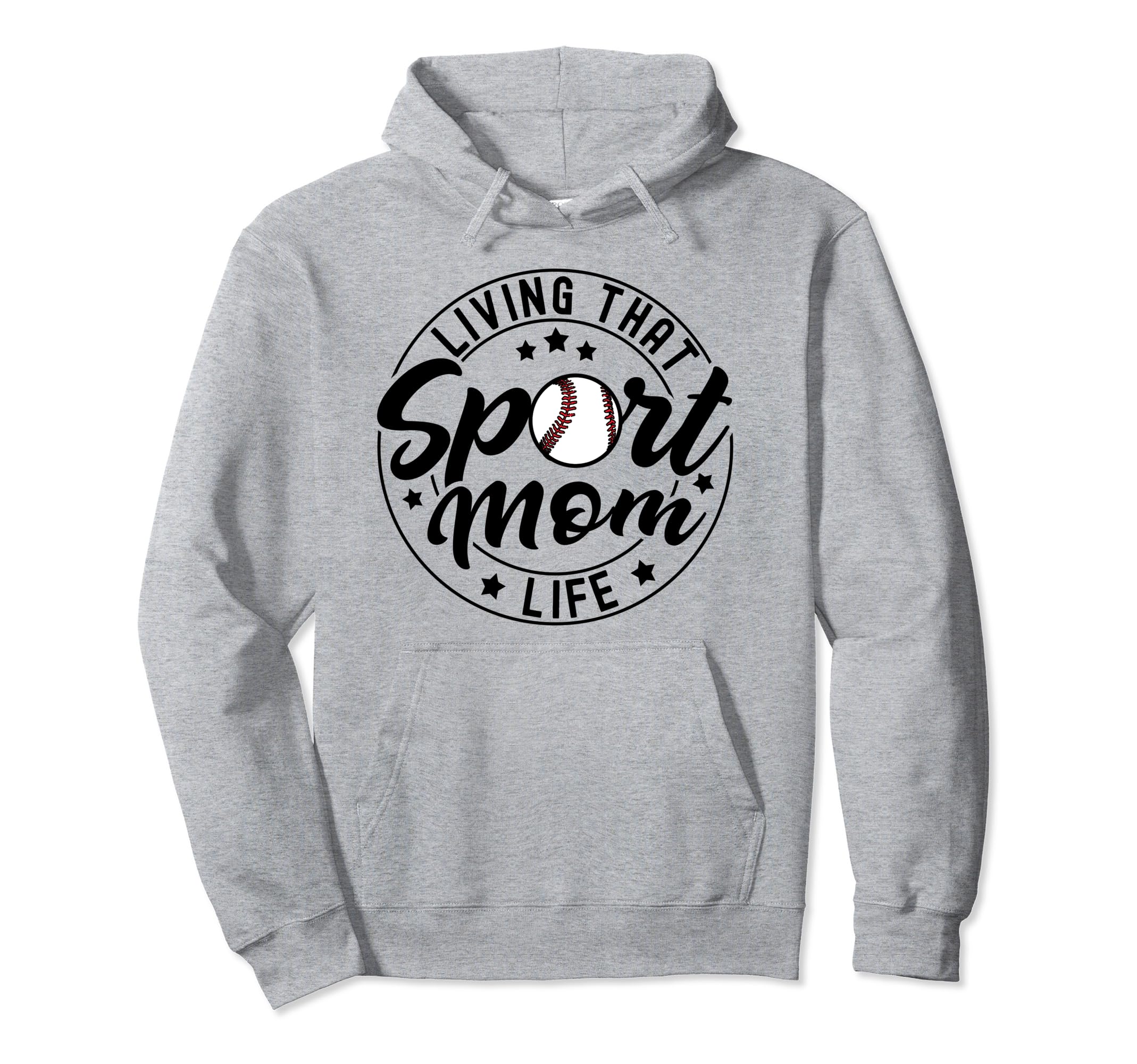 Living That Sport Mom Life Soccer Hoodie - Casual Everyday Wear for Adults - T-Shirt, Sweatshirt, Hoodie