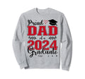 Proud Dad Class 2024 Graduate Sweatshirt - Minimalist Print Men Women - T-Shirt, Sweatshirt, Hoodie
