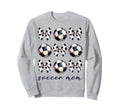 Coquette Bow Soccer Mom Soccer Lovers Sweatshirt - Minimalist Print Unisex - T-Shirt, Sweatshirt, Hoodie