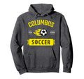 Columbus Soccer 2 Football Hoodie - Aesthetic Graphic Unisex - T-Shirt, Sweatshirt, Hoodie