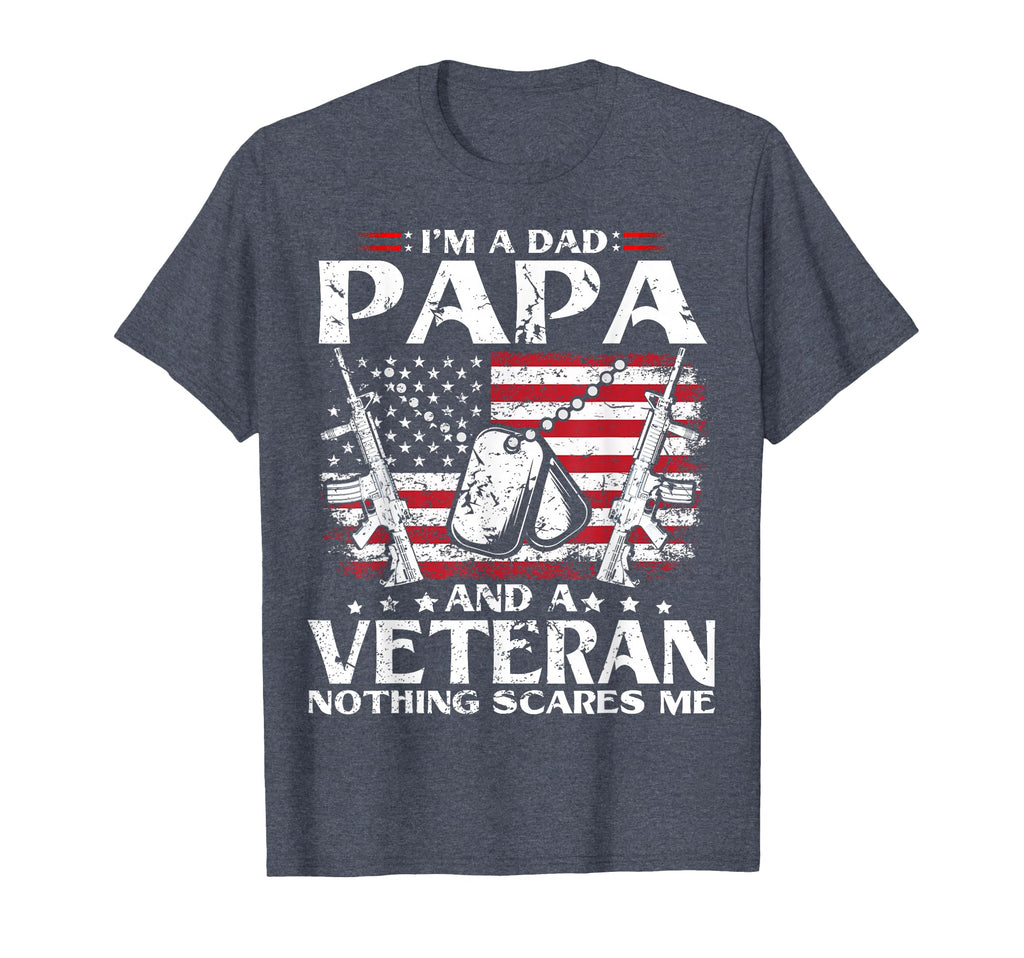 Im Dad Papa And Veteran Dad Fathers T-Shirt - Minimalist Print for Adults - T-Shirt, Sweatshirt, Hoodie
