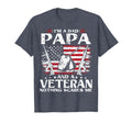 Im Dad Papa And Veteran Dad Fathers T-Shirt - Minimalist Print for Adults - T-Shirt, Sweatshirt, Hoodie