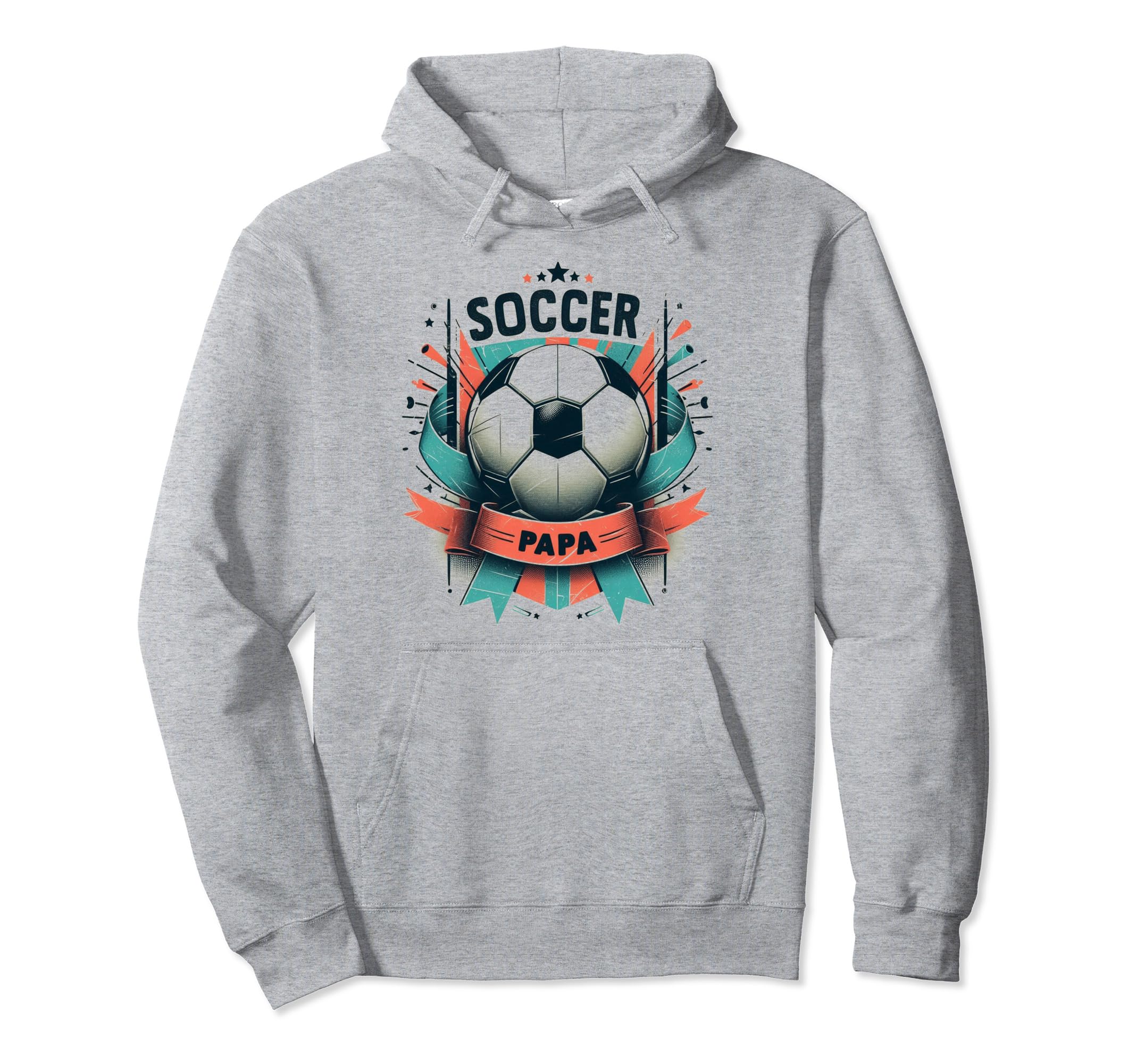 Soccer Papa Family Matching Dad Hoodie - Streetwear Style for Adults - T-Shirt, Sweatshirt, Hoodie