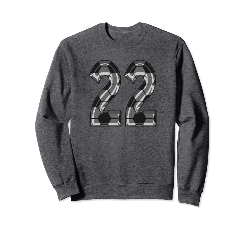 Soccer Number 22 Soccer 22 Jersey Sweatshirt - Custom Art Print for Adults - T-Shirt, Sweatshirt, Hoodie