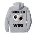 Soccer Wife Family Matching Sport Lover Hoodie - Aesthetic Graphic Unisex - T-Shirt, Sweatshirt, Hoodie