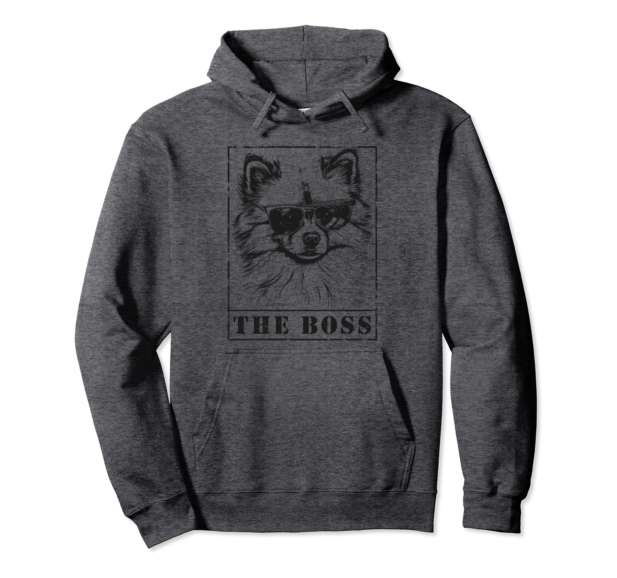 Funny Pomeranian Boss Mom Dad Dog Lover Hoodie - Trendy Graphic Unisex - T-Shirt, Sweatshirt, Hoodie