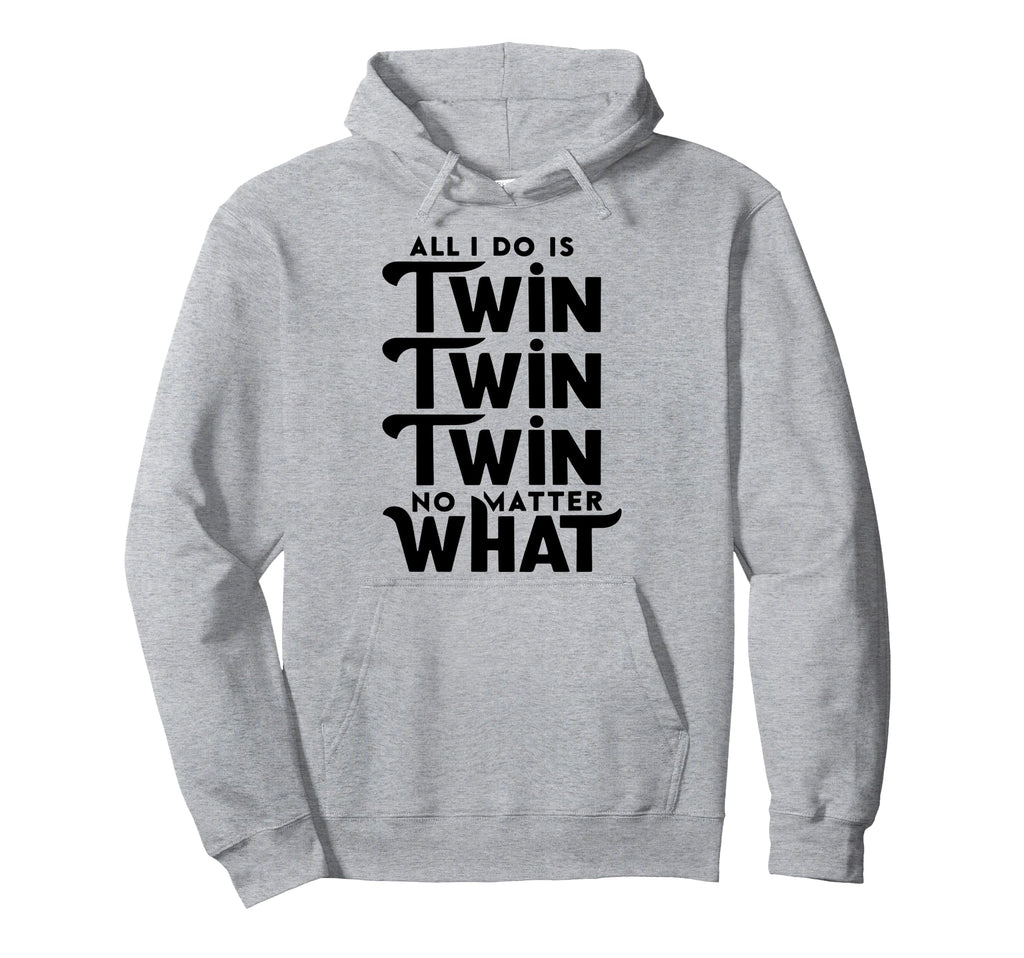 Twin Daddy Funny Twin Dad Hoodie - Minimalist Print Unisex - T-Shirt, Sweatshirt, Hoodie