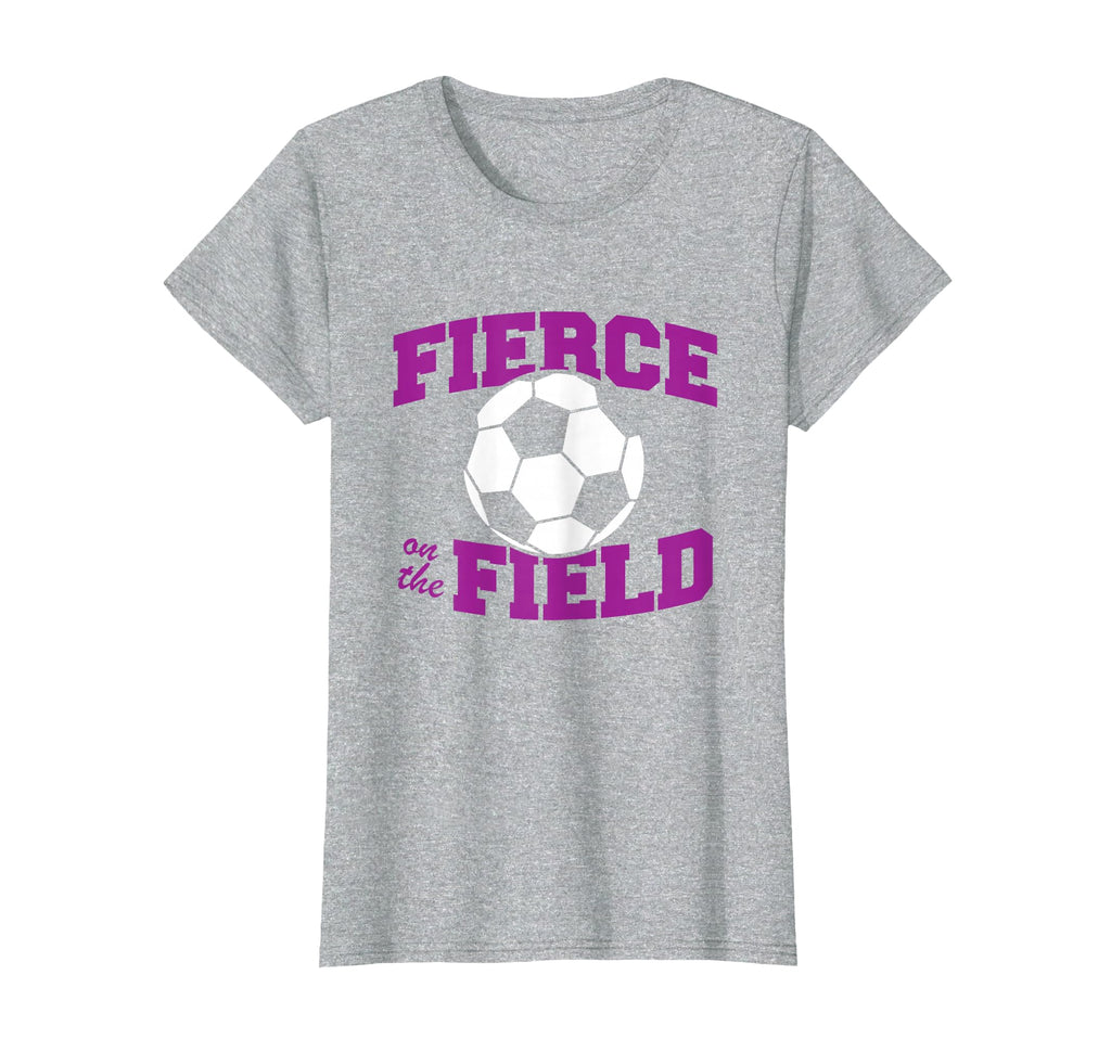 Fierce Soccer Field Soccer Ball T-Shirt - Aesthetic Graphic Unisex - T-Shirt, Sweatshirt, Hoodie
