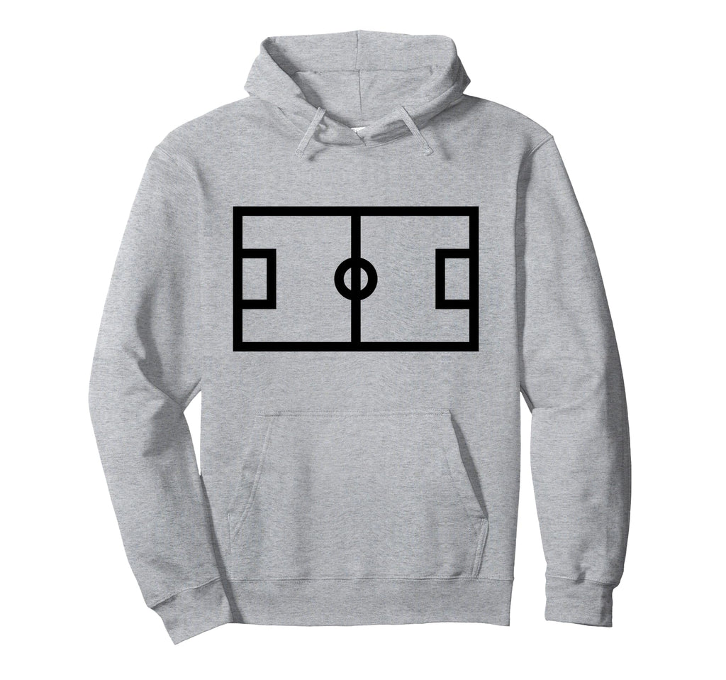 Soccer Field Costume Hoodie - Minimalist Print for Adults - T-Shirt, Sweatshirt, Hoodie
