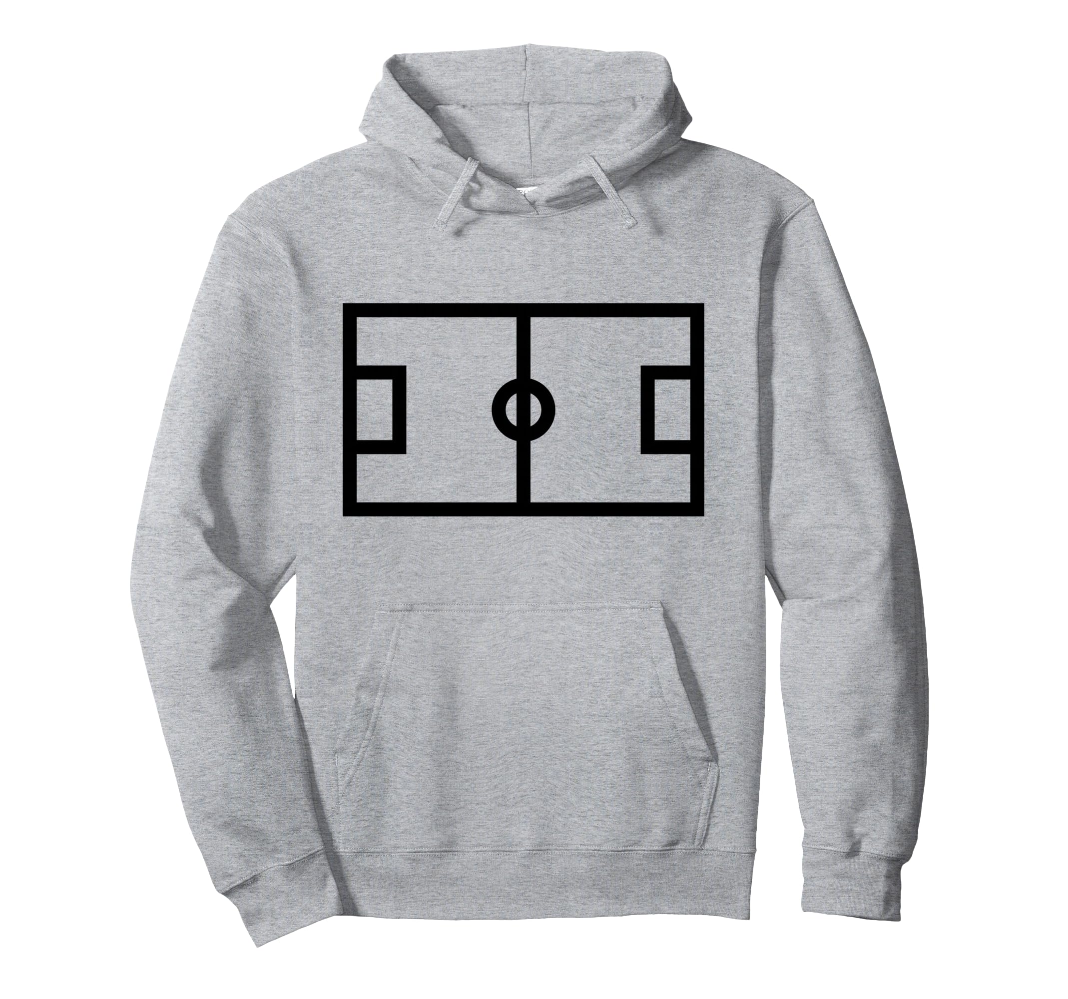 Soccer Field Costume Hoodie - Minimalist Print for Adults - T-Shirt, Sweatshirt, Hoodie