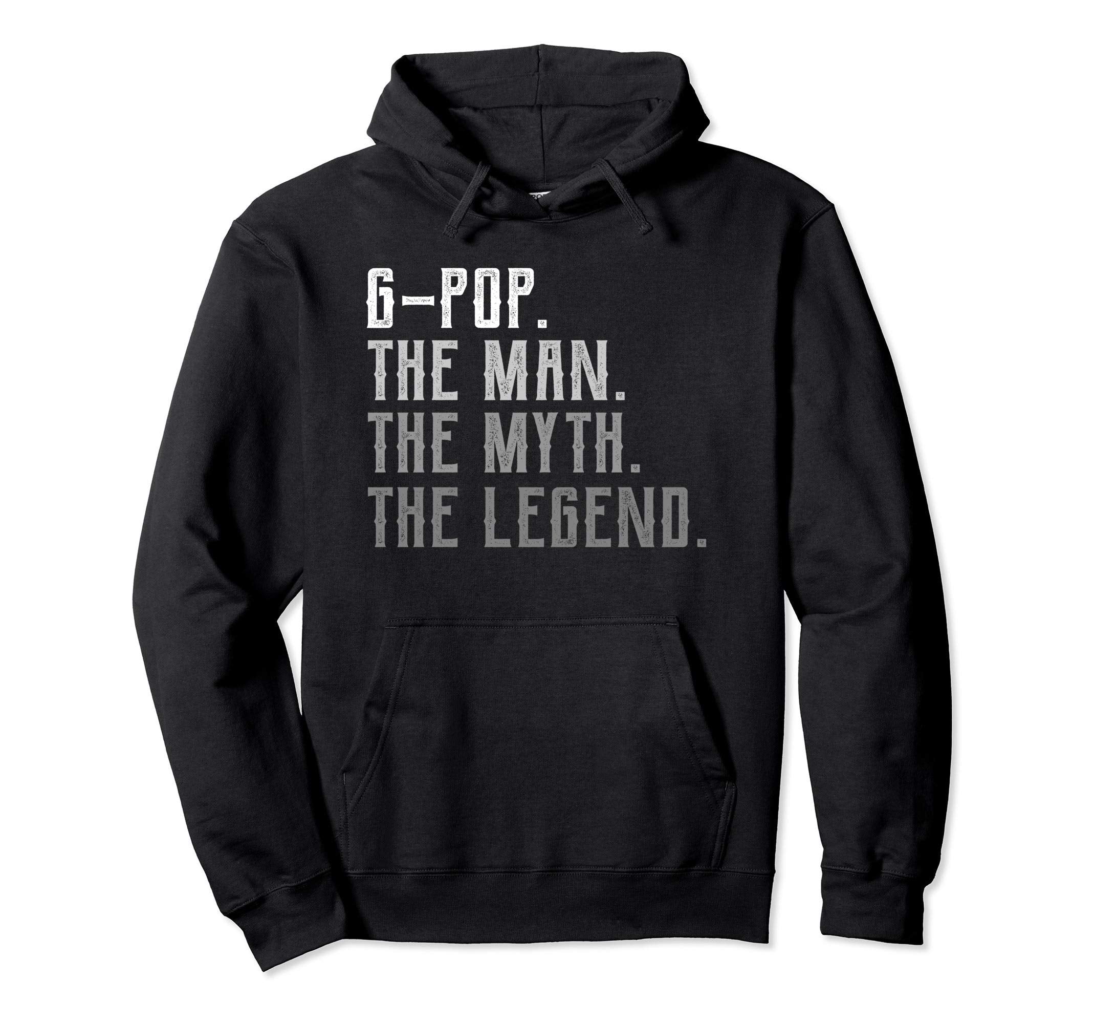Funny Grandpa G Pop Myth Hoodie - Unique Graphic Men Women - T-Shirt, Sweatshirt, Hoodie