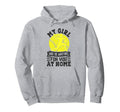 My Will Be Waiting You Home Softball Hoodie - Minimalist Print Men Women - T-Shirt, Sweatshirt, Hoodie