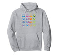 Colorful Mustache Beards Bearded Hoodie - Streetwear Style Men Women - T-Shirt, Sweatshirt, Hoodie