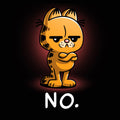 No. (Garfield) - Adult & Kids T-Shirts, Sweatshirts & Hoodies apparel design preview 1