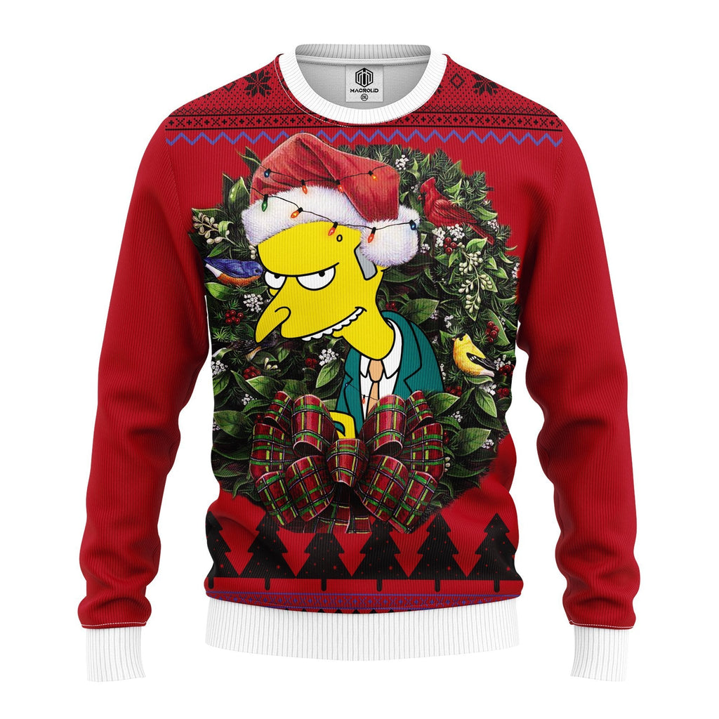 Cheshire cat Noel Mc 3D Ugly Christmas Sweater - Holiday Gift product image 3