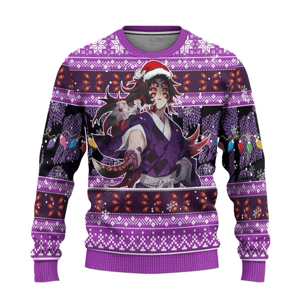 Kokushibo Anime 3D Ugly Christmas Sweater - Holiday Gift product image