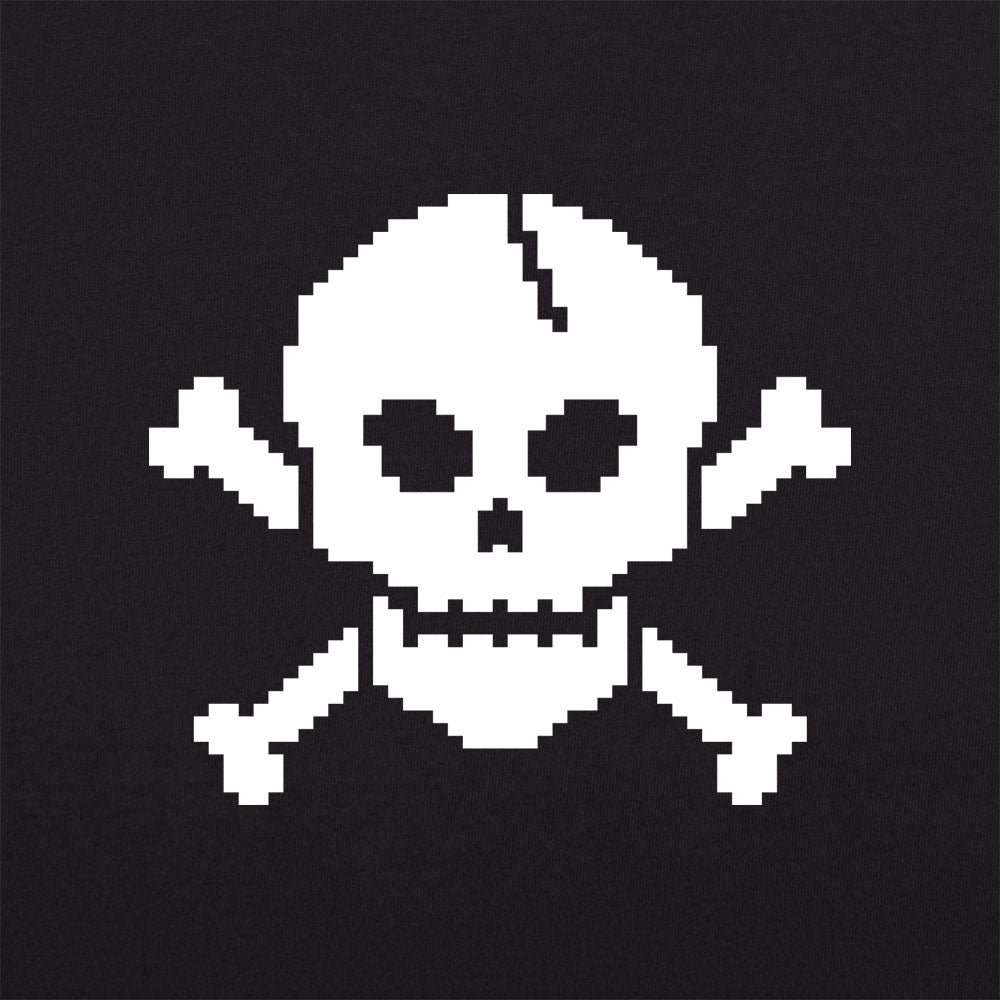8-Bit Skull - Adult & Kids T-Shirts, Sweatshirts & Hoodies apparel design preview 1