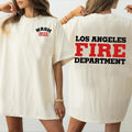 9 1 TV Show LAFD Los Angeles Fire Department Fan - Adult & Kids T-Shirts, Sweatshirts & Hoodies apparel design preview 1