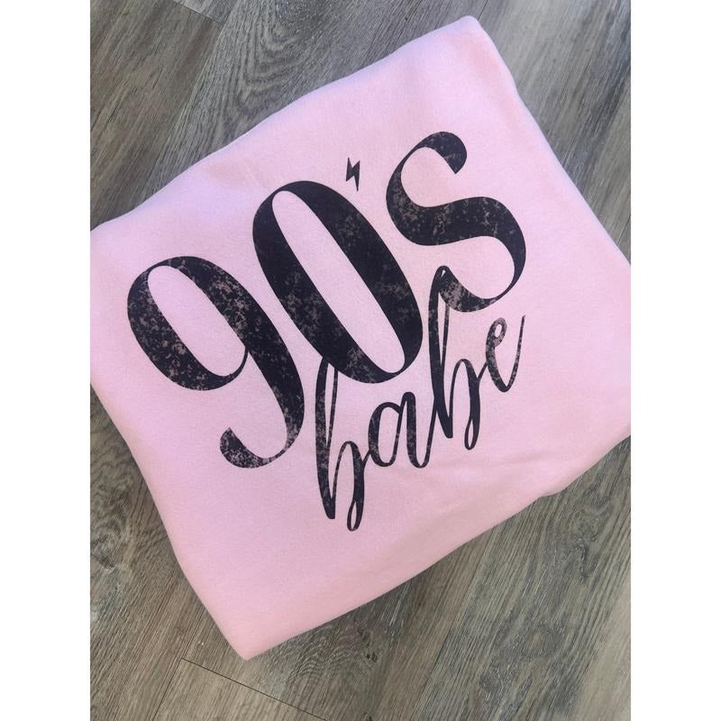 90'S Babe - Adult & Kids T-Shirts, Sweatshirts & Hoodies apparel design preview 1