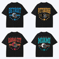 90s All Team Football Black Vintage 1960 Cowboy Game - Adult & Kids T-Shirts, Sweatshirts & Hoodies apparel design preview 1