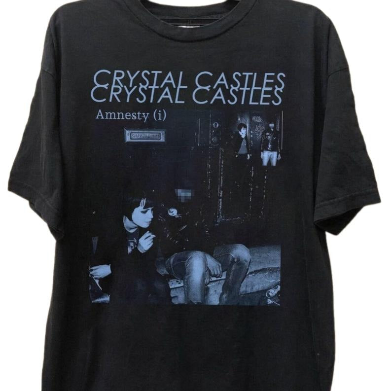 90s Band Crystal Castles Music Tour Alice Glass Ethan - Adult & Kids T-Shirts, Sweatshirts & Hoodies apparel design preview 1