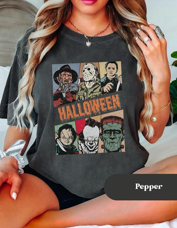 90s Horror Movie Retro Halloween Ghostface Fan Bundel - Adult & Kids T-Shirts, Sweatshirts & Hoodies apparel design preview 1