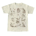 90s Tattoo Cat Retro Kitten Nature Lovers Cats Space - Adult & Kids T-Shirts, Sweatshirts & Hoodies apparel design preview 1